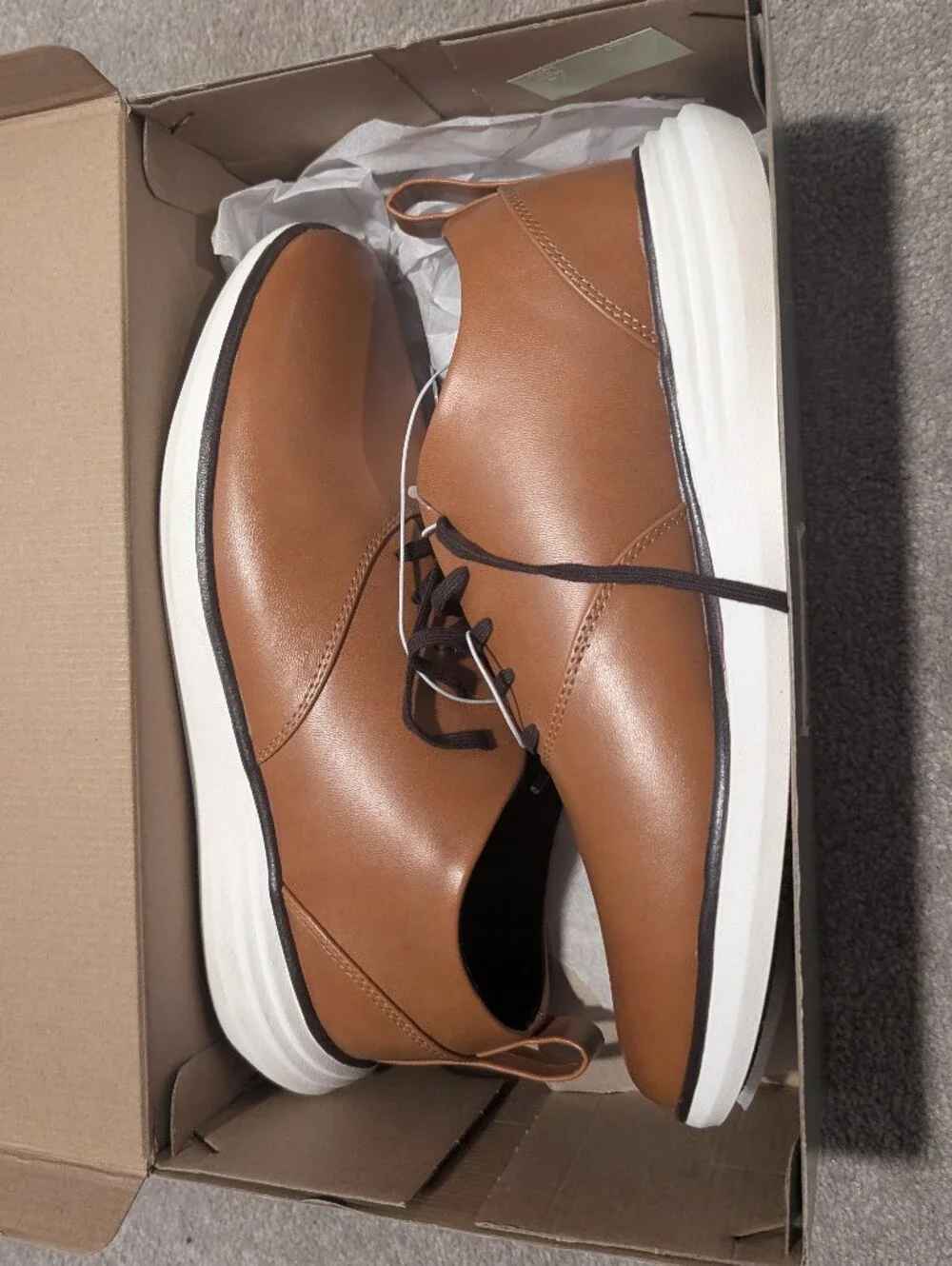 Goodfellow & Co Men's Luis Hybrid Oxford Sneakers Cognac Brown Shoes. New Target